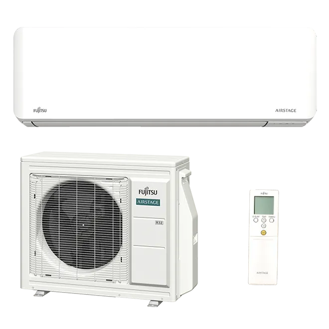 Fujitsu Slim Excellence valkoinen ilmalämpöpumppu