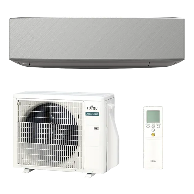 Fujitsu Stylish Design harmaa ilmalämpöpumppu